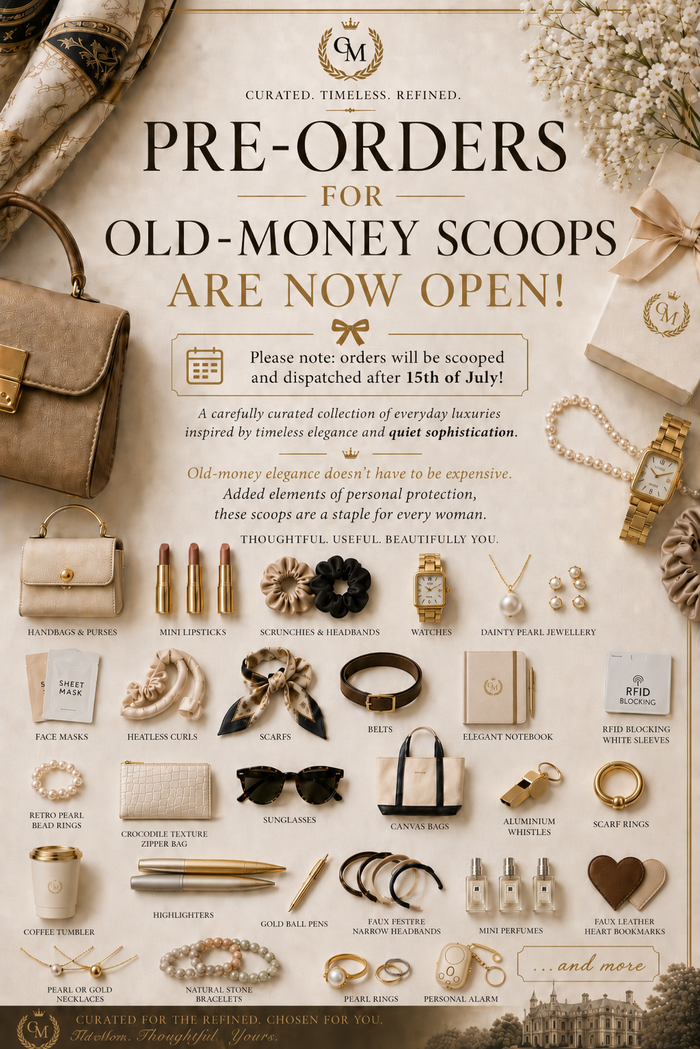 NEW! PRE-ORDER Old-Money Scoop